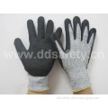 Cut Resistance Gloves Sandy Nitrile Dipping Safety Gloves (DCR440)